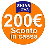  Sconto in cassa 200 euro