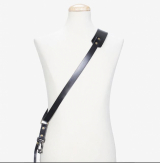 Bronkey Bronkey Tokyo #601 - Black sling leather camera strap Small