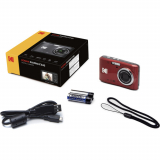 Kodak Kodak FZ45RD Rosso Compact - CMOS 16MP - Zoom 4 28mm - AA Battery - Screen 2,7