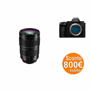 Panasonic Lumix S PRO 24-70 mm F/2.8 + Panasonic Lumix S5 II body + Sconto subito 800 euro