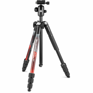 Manfrotto Element MII 4 SEZIONI Rosso IN ALLUMINIO MKELMII4RD-BH