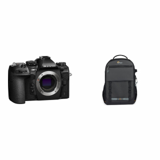 OM System OM-1 Mark II solo corpo + Lowepro - Adventura BP 300 III Black