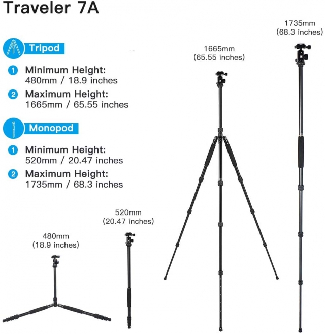 Sirui Sirui Treppiede Traveler 7A