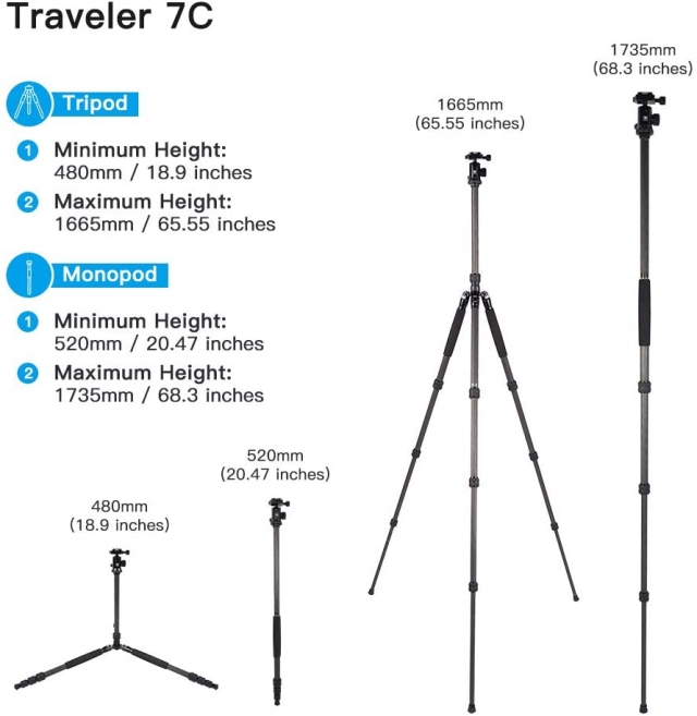 Sirui Sirui Treppiede Traveler 7C