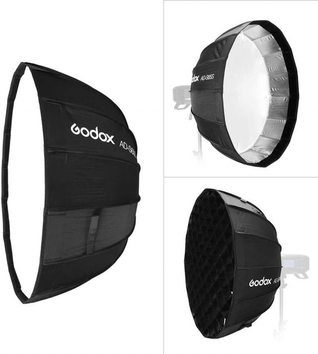 Godox Godox SoftBox 65CM Silver AD-S65S per AD400PRO Attacco Proprietario