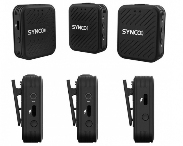 Synco SYNCO G1 (A2) SISTEMA WIRELESS OMNIDIREZIONALE BATT. INTEGRATA CON
MICROFONO INTEGRATO E CON LAVALIER - 2 TRASMETTITORI + 1 RICEVITORE