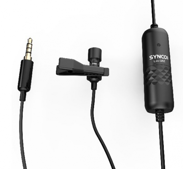 Synco Microphone omnidirectionnel Synco S6E avec 1 câble Lavalier 6MT