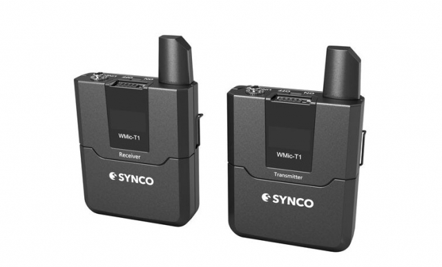 Synco SYNCO T1 SISTEMA WIRELESS UHF 50mt OMNIDIREZIONALE A LAVALIER BATT. AA - 1
TRASMETTITORE + 1 RICEVITORE