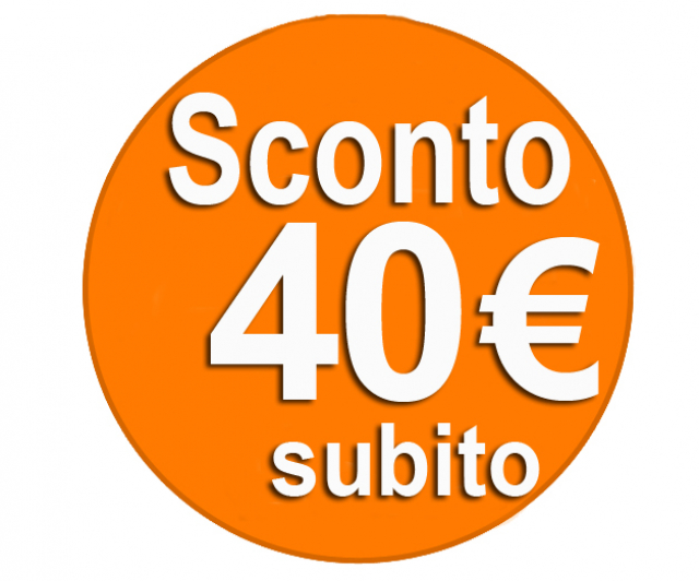  Sconto subito 40 euro