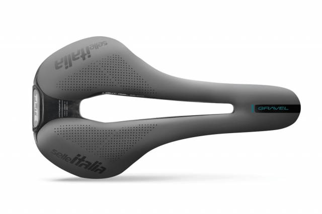 SELLE ITALIA Selle Italia Sella FLITE BOOST GRAVEL SUPERFLOW TITANIO S3 228gr Grigio / Nero