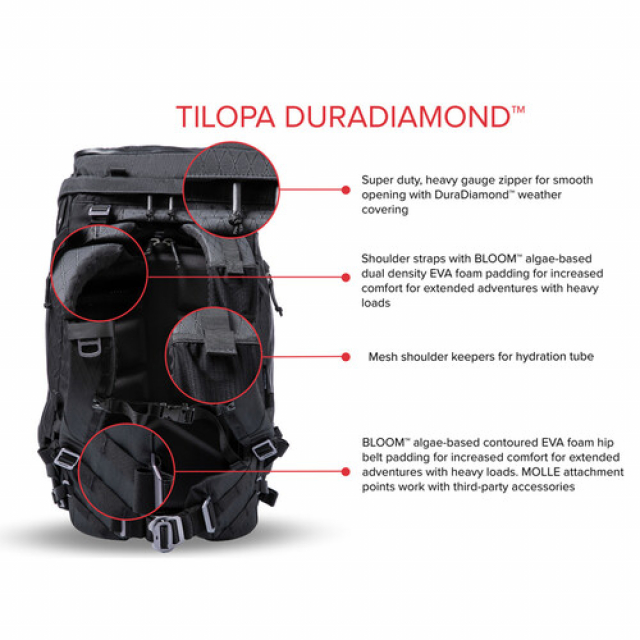 F-stop F-Stop Tilopa 50 Liter Backpack - DuraDiamond Magma (Red)