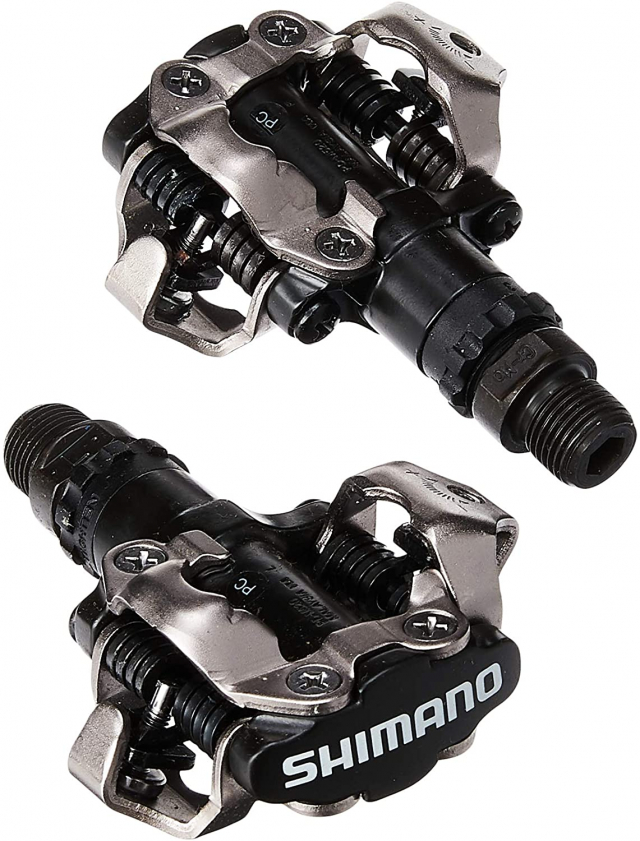 Shimano M520 SPD Black Pedals With SM-SH51 Cleats