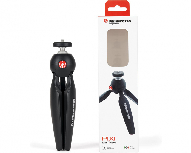 Manfrotto Manfrotto - Pixi Smart avec support smartphone noir