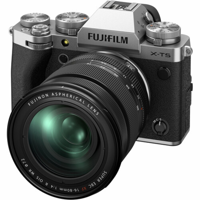 Fuji FujiFilm X-T5 Body + 16-80 F4.0 R OIS WR Silver - Garanzia FujiFilm Italia