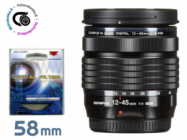 Om system olympus Olympus Ob.ED 12-45 f4 in bulk con filtro