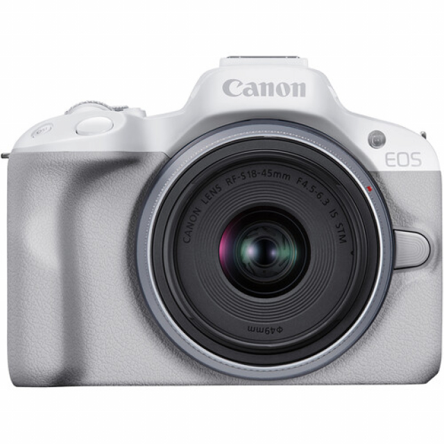 Canon Canon EOS R50 WHITE + RF-S 18-45mm IS STM