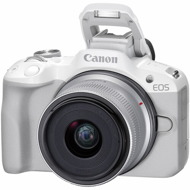 Canon Canon EOS R50 WHITE + RF-S 18-45mm IS STM