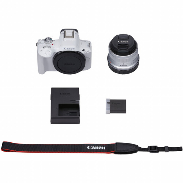 Canon Canon EOS R50 WHITE + RF-S 18-45mm IS STM