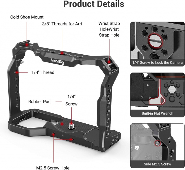 Smallrig SmallRig Cage for Sony Alpha 7 III / Alpha
7R III / Alpha 9 2918