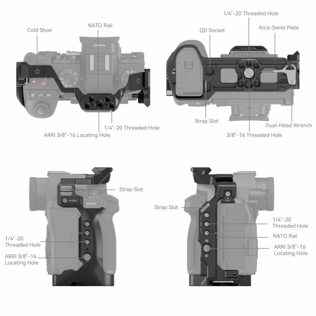 Smallrig SmallRig Cage for Panasonic LUMIX
S5 II / S5 IIX 4022