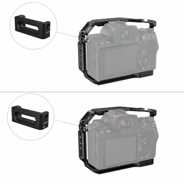 Smallrig SmallRig Full Cage for Sony Alpha 7R
V / Alpha 7 IV / Alpha 7S III / Alpha 1 /
Alpha 7R IV 3667B