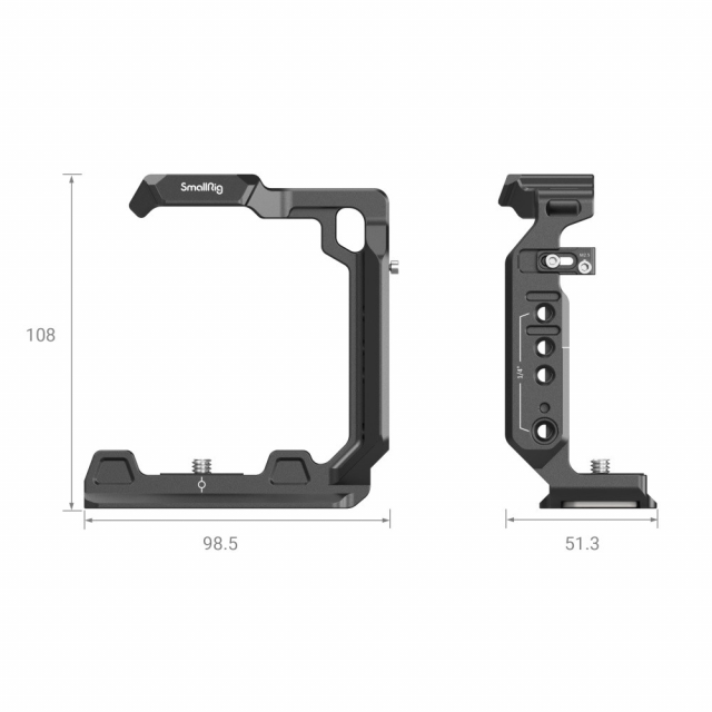 Smallrig SmallRig Half Cage for Sony Alpha 7R
V / Alpha 7 IV / Alpha 7S III / Alpha 1 / Alpha 7R IV 3639