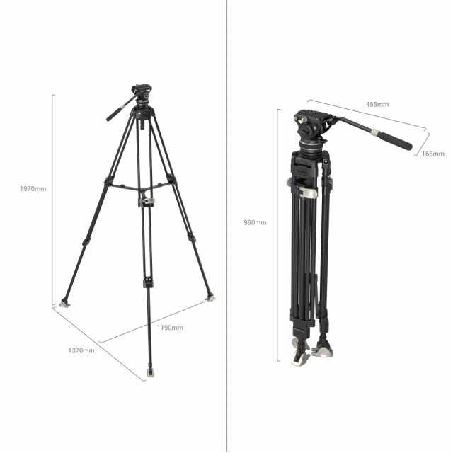 Smallrig SmallRig FreeBlazer Heavy-Duty
Carbon Fiber Tripod Kit AD-100 3989