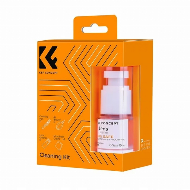 K&f K&F CLEANING KIT 4in1 (Liquido+Blower+Pen+6x Panni)