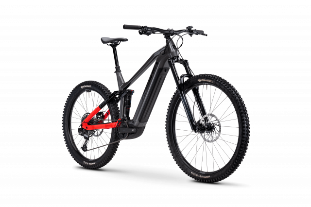 Haibike Haibike Allmtn 4 - i800wh 12v nx eagle 25 hb bcxl gl_arg/rosso/nero t. L/47