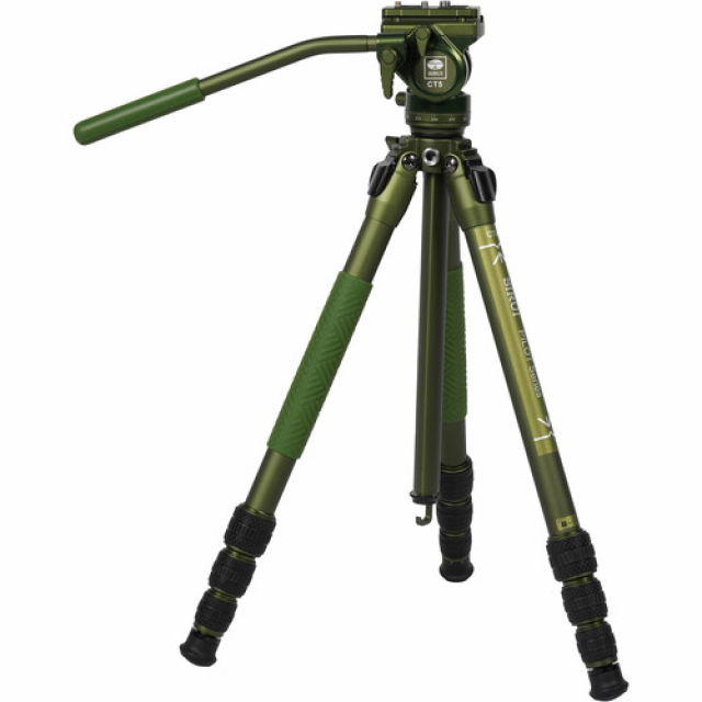 Sirui Sirui - Treppiede CT04 Video Pilot Con Testa CT5 Green