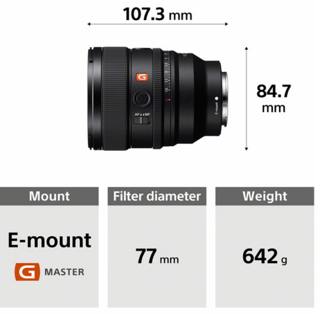 Sony Sony FE 85mm F1,4 G M II E-Mount