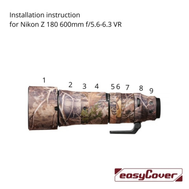 Easycover EasyCover Lens Oak for Nikkor Z 180-600mm f/5.6-6.3 VR Forest Camouflage