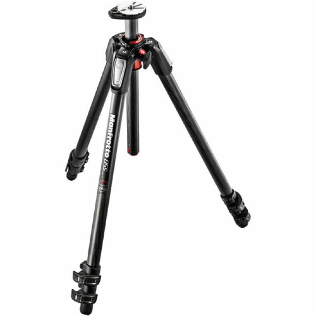 Manfrotto Manfrotto Treppiede 055 a 3 sez. carbonio con testa BHQ6