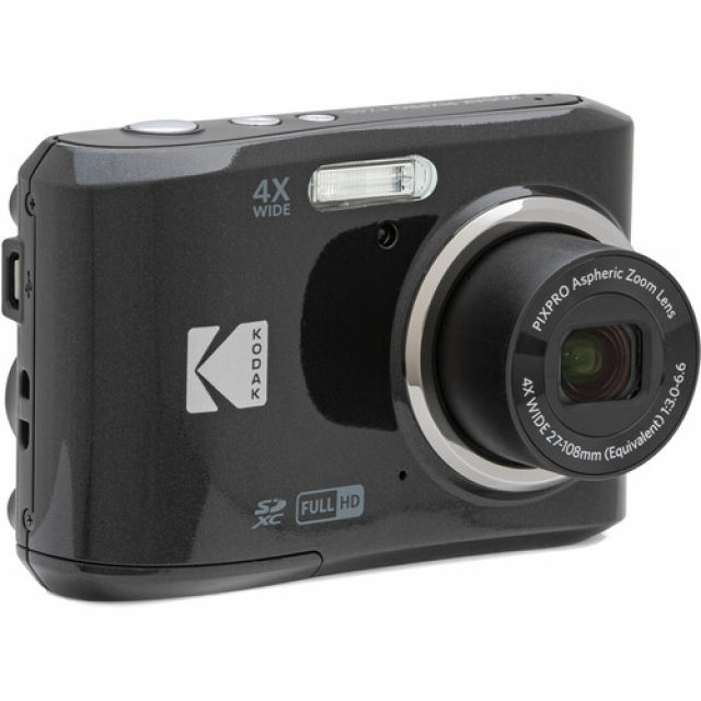 Kodak Kodak FZ45BK Nero Compact - CMOS 16MP - Zoom 4 28mm - AA Battery - Screen 2,7