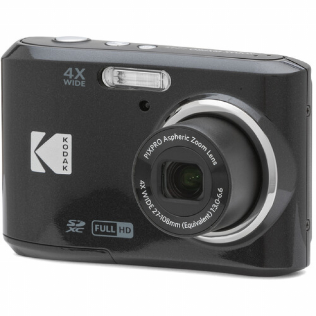 Kodak Kodak FZ45BK Nero Compact - CMOS 16MP - Zoom 4 28mm - AA Battery - Screen 2,7