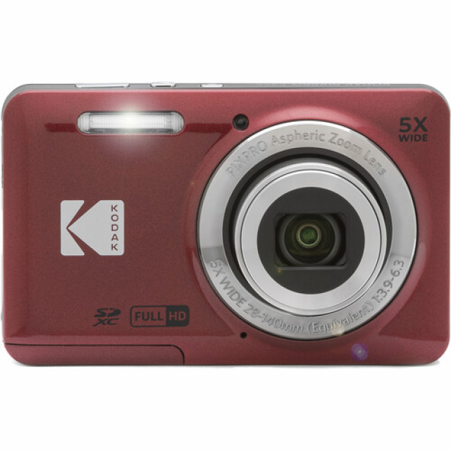 Kodak Kodak FZ55RD Compact - CMOS 16MP - Zoom 5 28mm - LI-ON Battery - Screen 2,7