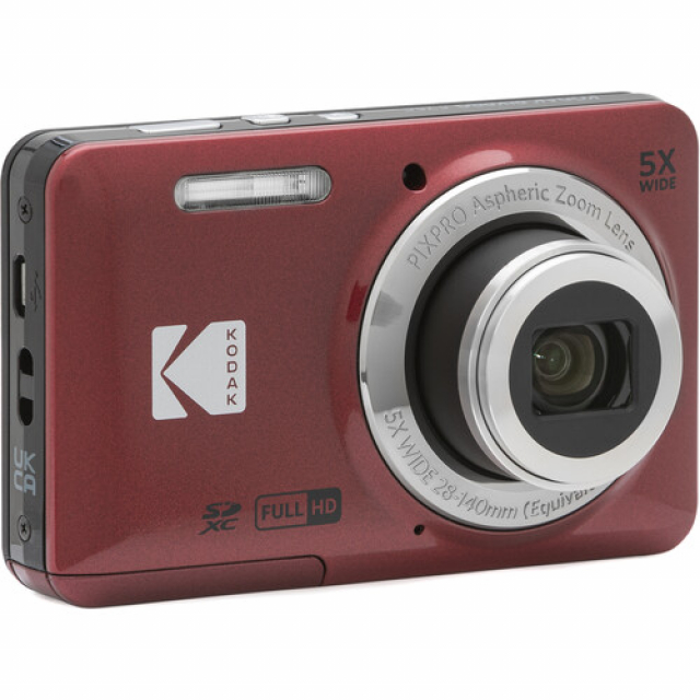 Kodak Kodak FZ55RD Compact - CMOS 16MP - Zoom 5 28mm - LI-ON Battery - Screen 2,7