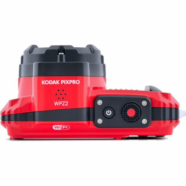 Kodak Kodak WPZ2 Red Waterproof 15m - CMOS 16MP - Zoom 4 27mm - LI-ON Battery - Screen 2,7