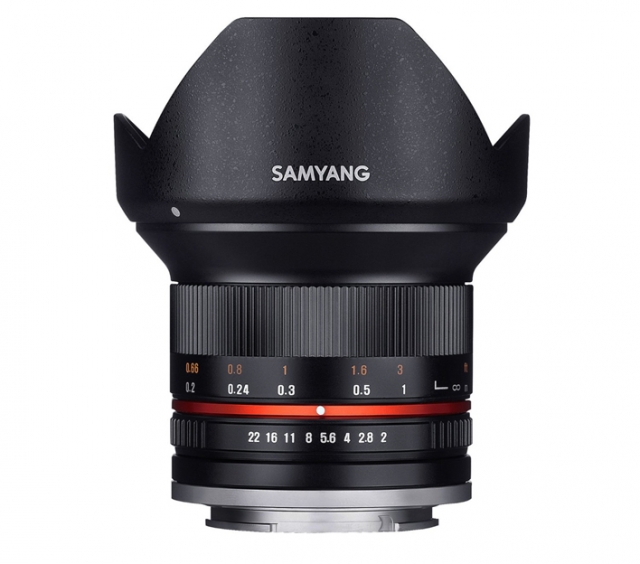 Samyang Samyang Ob. 12MM f/2 NCS CS per Canon M Nero