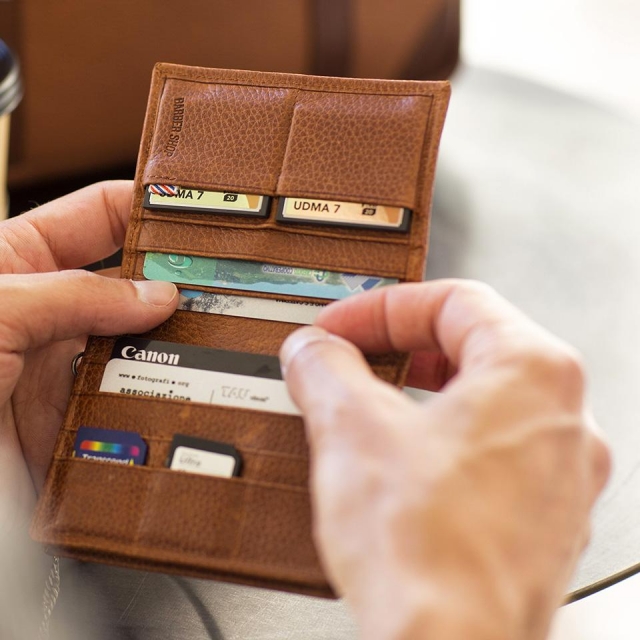 Barbershop Barber Shop - Fringe - Garained Brown Leather