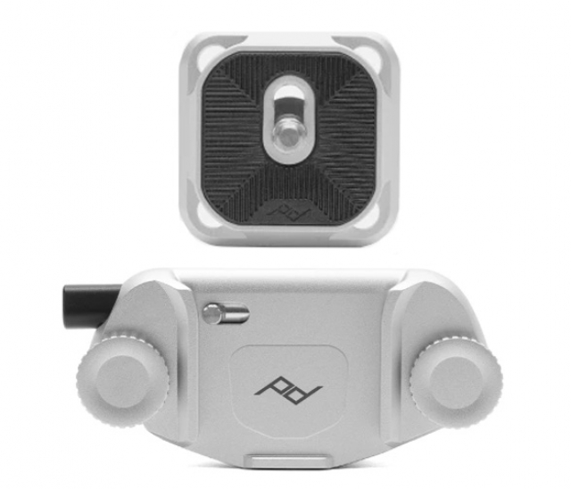 Peak design Peak Design - Capture Camera Clip (v3) silver - with standard plate