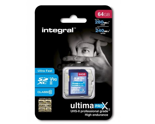 Integral Integral 64GB SDHC/XC 280-240MB/s UHS-II V90