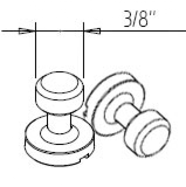 Manfrotto Manfrotto - Coppia viti 3/8 R116.137