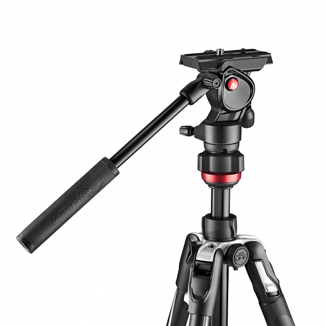 Manfrotto Manfrotto MVKBFRL-LIVE Kit Befree Live Levier avec Tête Fluide MVH400AH en Aluminium