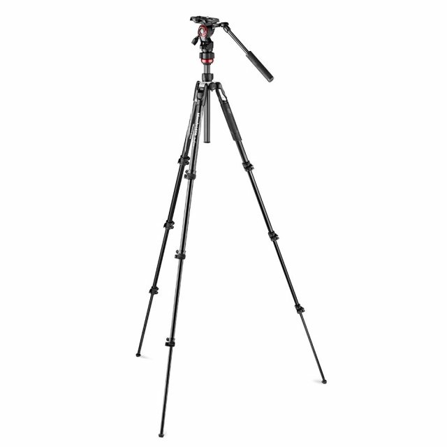 Manfrotto Manfrotto MVKBFRL-LIVE Kit Befree Live Levier avec Tête Fluide MVH400AH en Aluminium