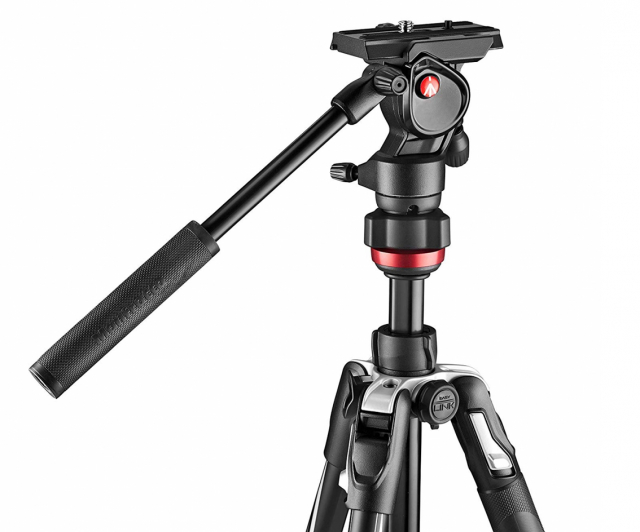 Manfrotto Manfrotto MVKBFRTC-LIVE Befree Live Kit avec tête fluide MVH400AH en carbone