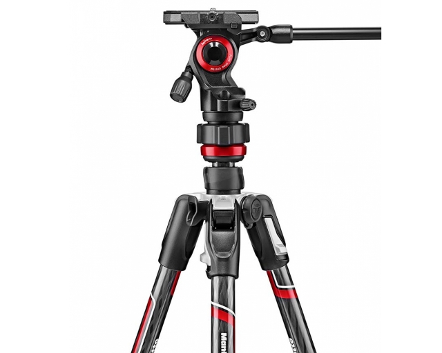 Manfrotto Manfrotto MVKBFRTC-LIVE Befree Live Kit avec tête fluide MVH400AH en carbone