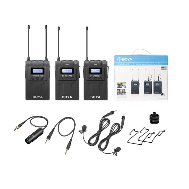 Boya Boya BY-WM8 Pro-K2 UHF Set microfono wireless