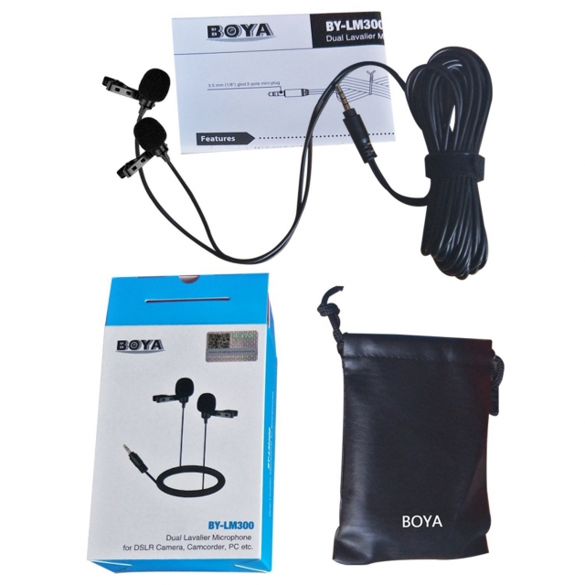 Boya Boya BY-LM300 Microfono lavalier per smartphone, gopro