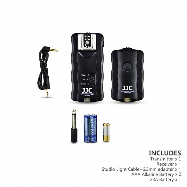 Jjc JJC Trigger wireless con 1 ricevitore